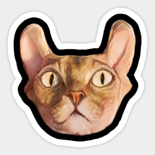 Hazel the Elf Cat Sticker